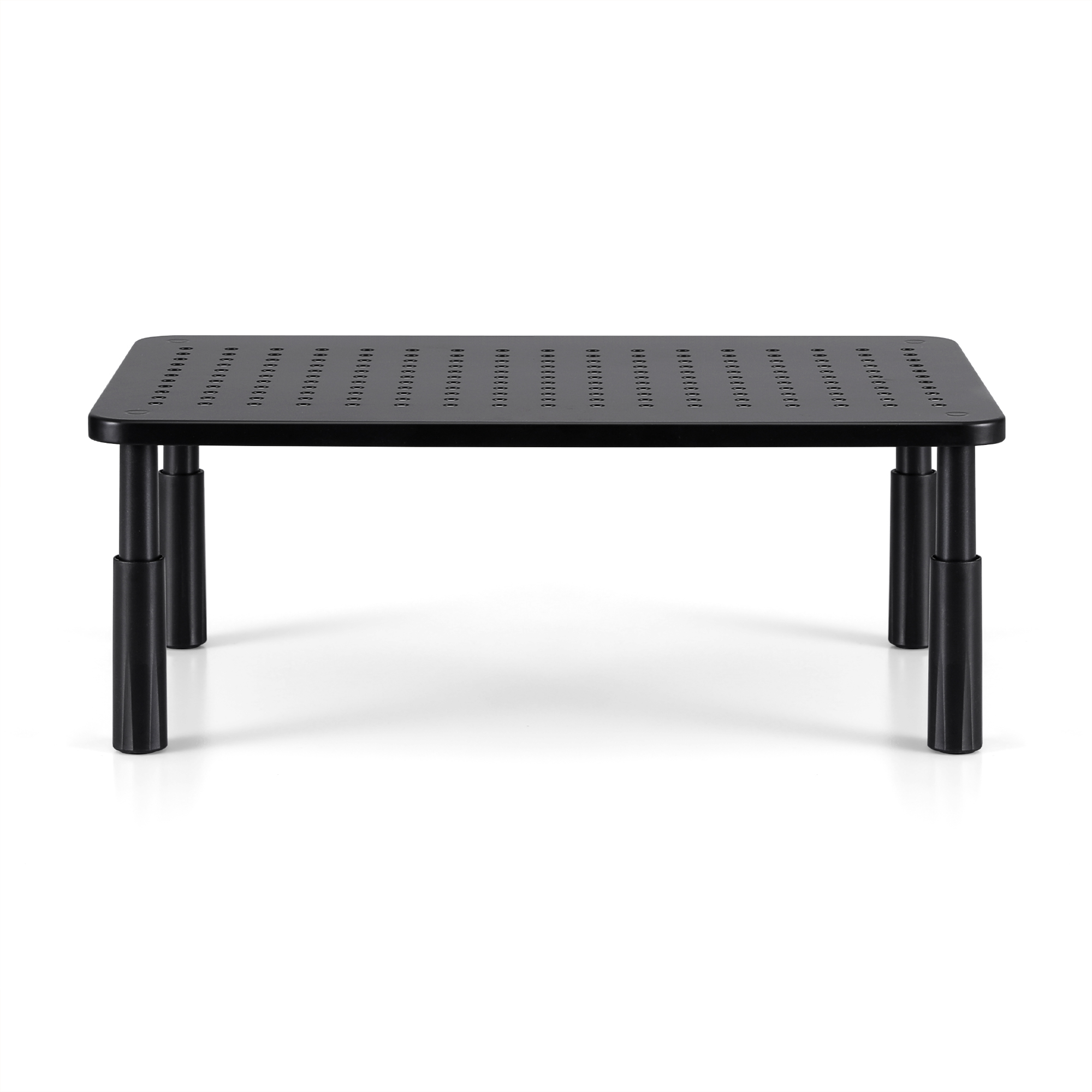 Artiss Monitor Stand Adjustable Riser For Computer Monitor And Laptop 3 Height Desk Organizer Black - Image 3