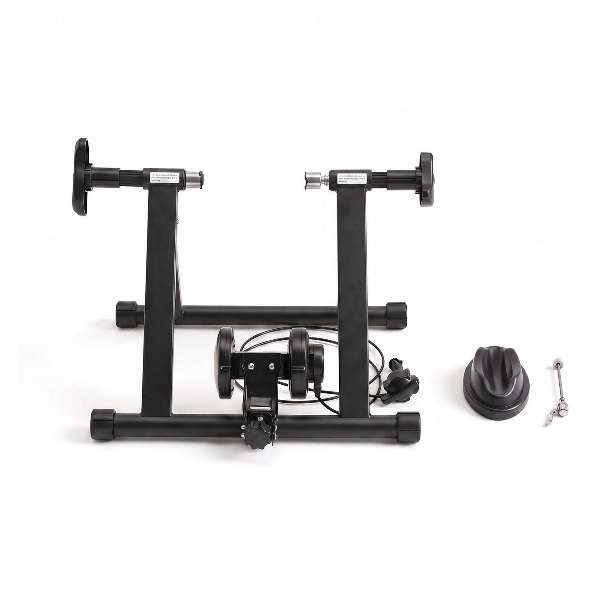 Everfit Bike Trainer Stand Indoor Riding Bicycle 6 Level Cycling Home Gym Black - Image 3