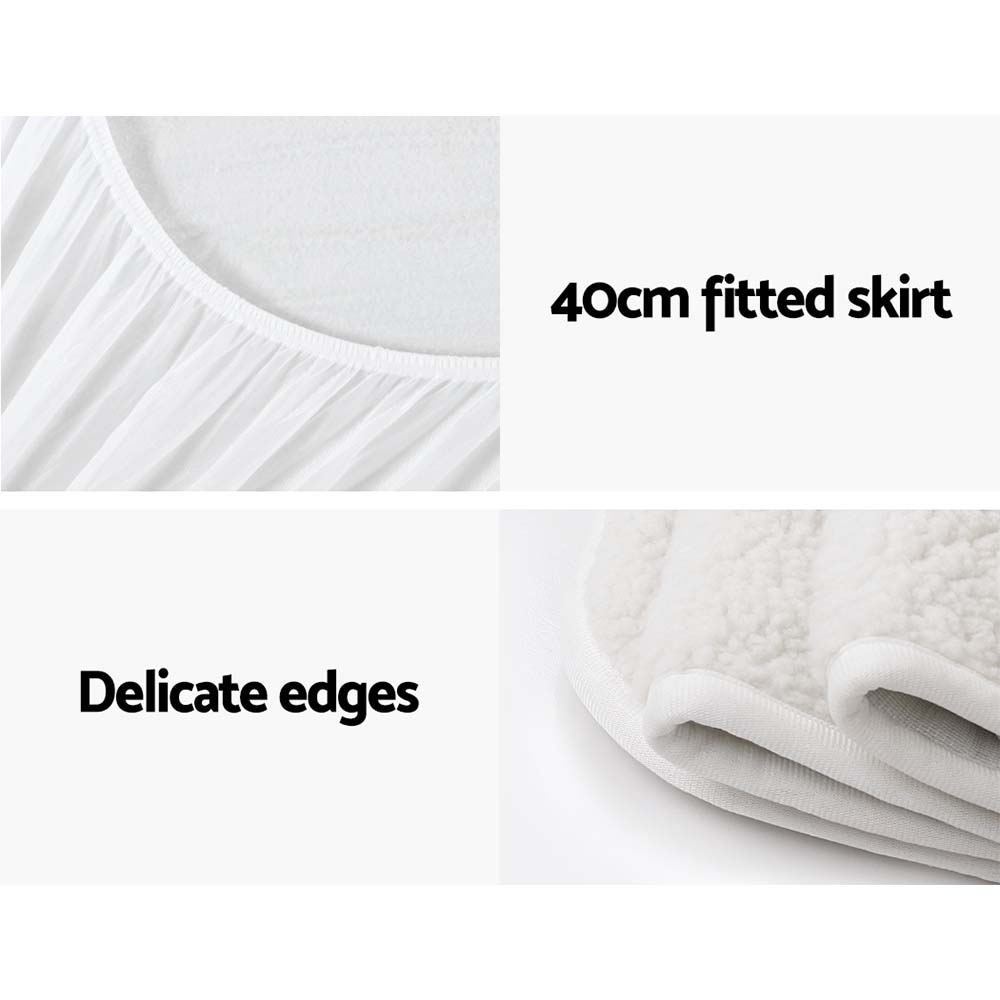 Giselle Bedding Double Size Electric Blanket Fleece - Image 7