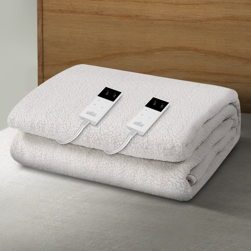 Giselle Bedding Double Size Electric Blanket Fleece - Image 8