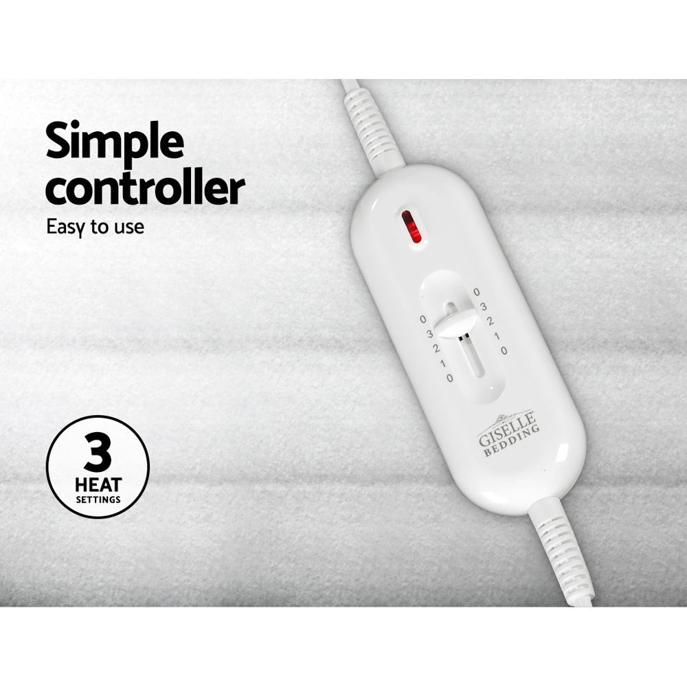 Giselle Bedding King Size Electric Blanket Polyester - Image 5