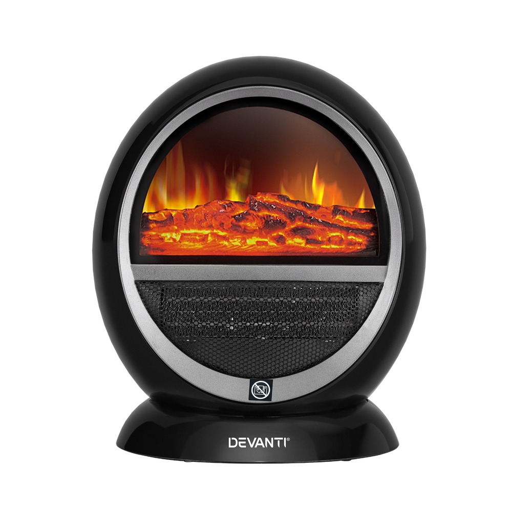 Devanti Electric Fireplace Fire Heaters 1500W - Image 1