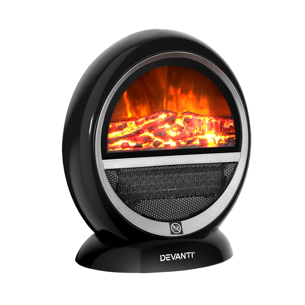 Devanti Electric Fireplace Fire Heaters 1500W - Image 3