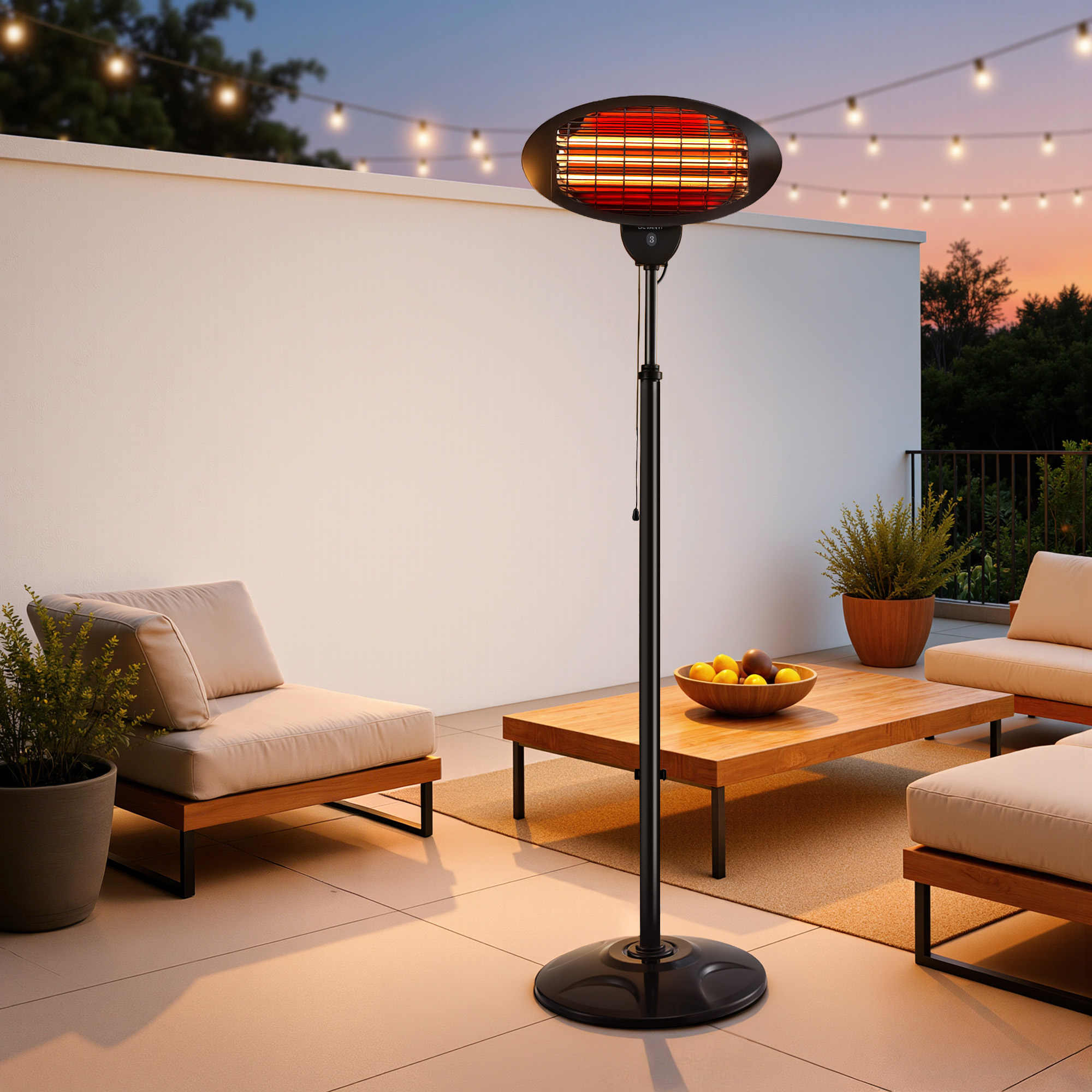 Devanti Electric Patio Heater 2000W - Image 1
