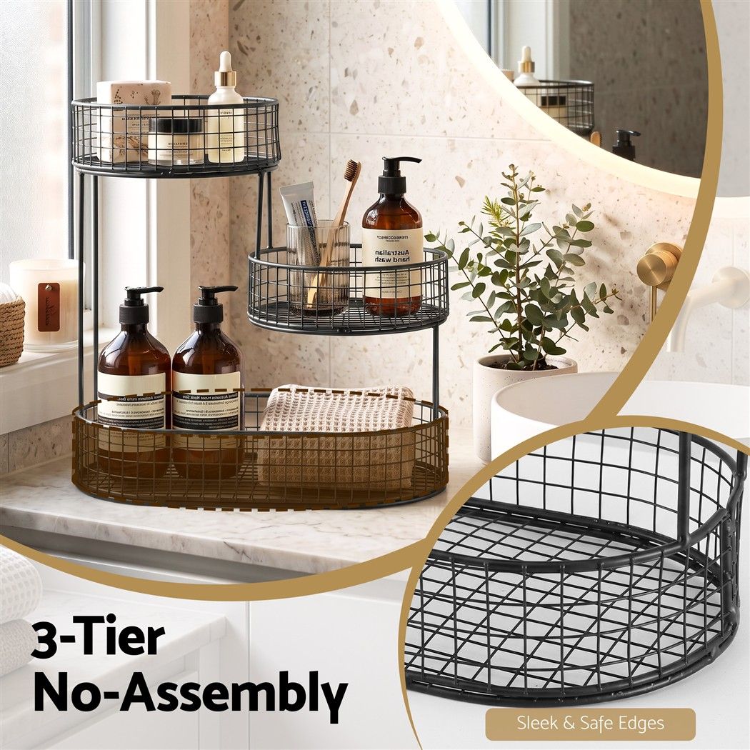 5-Star Chef Fruit Basket Bowl Space Saving Kitchen Food Storage Organiser - Image 5