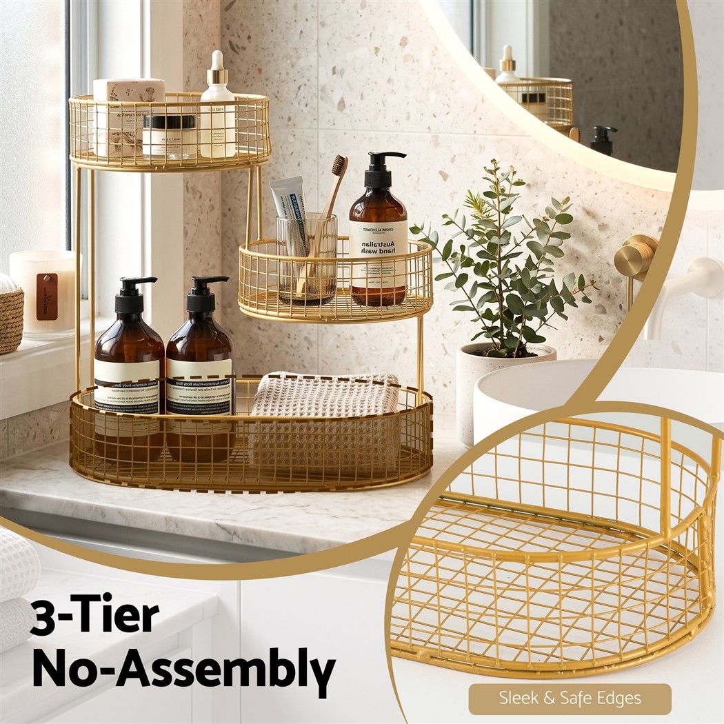 5-Star Chef Fruit Basket Bowl Space Saving Kitchen Food Storage Organiser - Image 8