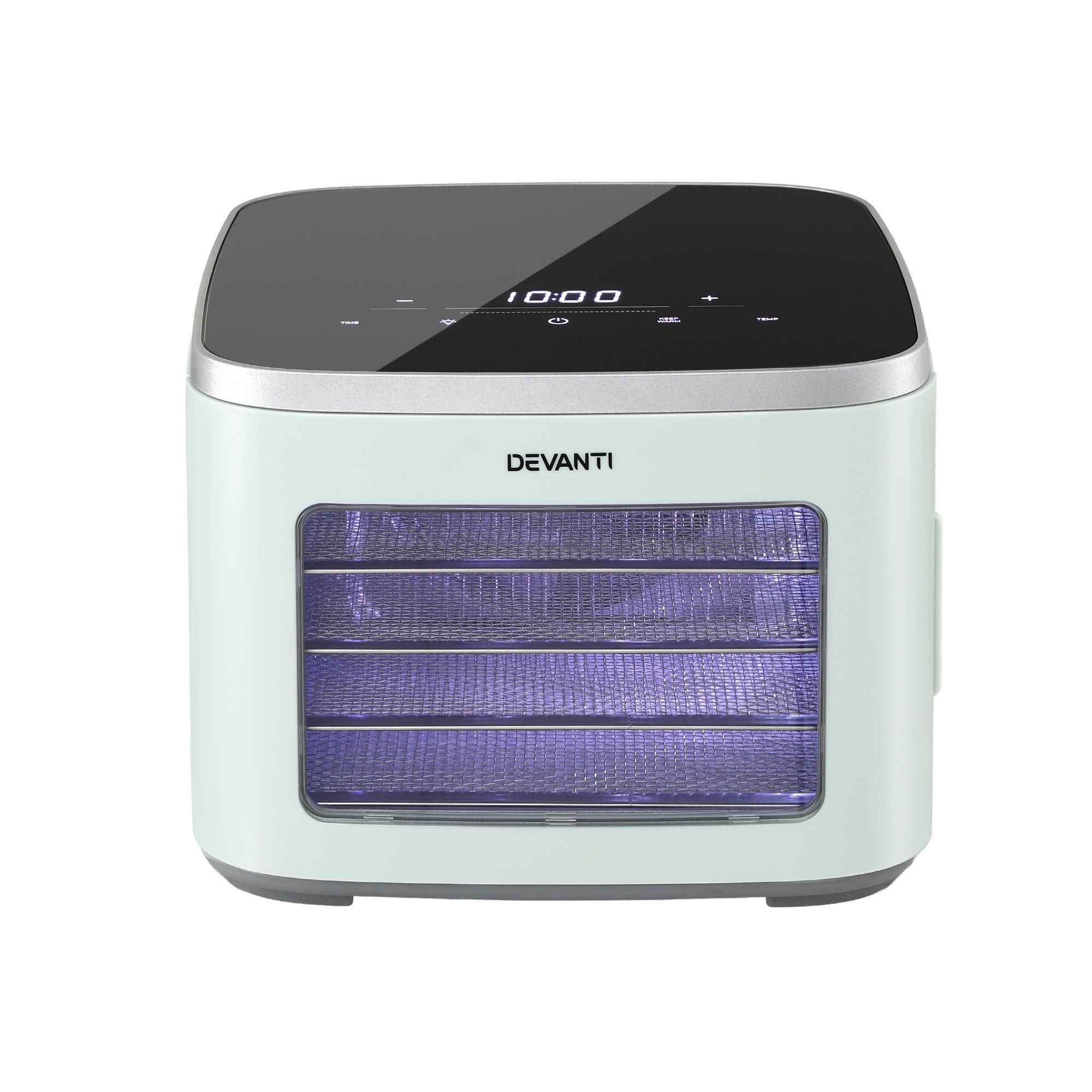 Devanti Food Dehydrator Machine 5 Tray Mini Fruit Dryer Maker Green - Image 3