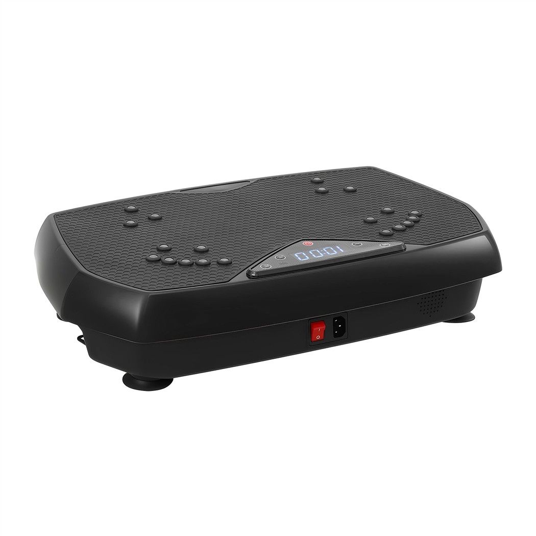 Everfit Vibration Plate Exercise Machine Full Body Shaker Workout Vibrate Fitness Platform with Bluetooth, 150KG Capacity, 150Speed Levels Vibrating Plate for Home Women Men, Black - Image 3