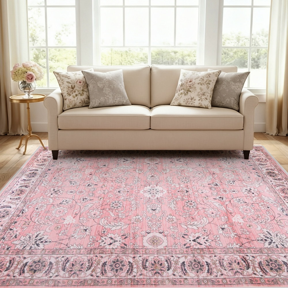 Artiss Floor Rug 160X230cm Large Washable Area Rug Vintage Living Room Carpet - Image 1