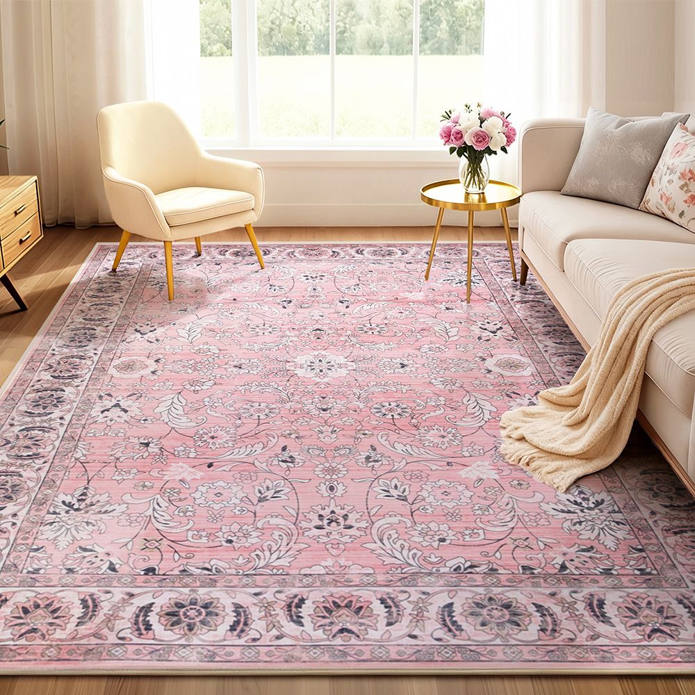 Artiss Floor Rug 240X340cm Large Washable Area Rug Vintage Living Room Carpet - Image 1