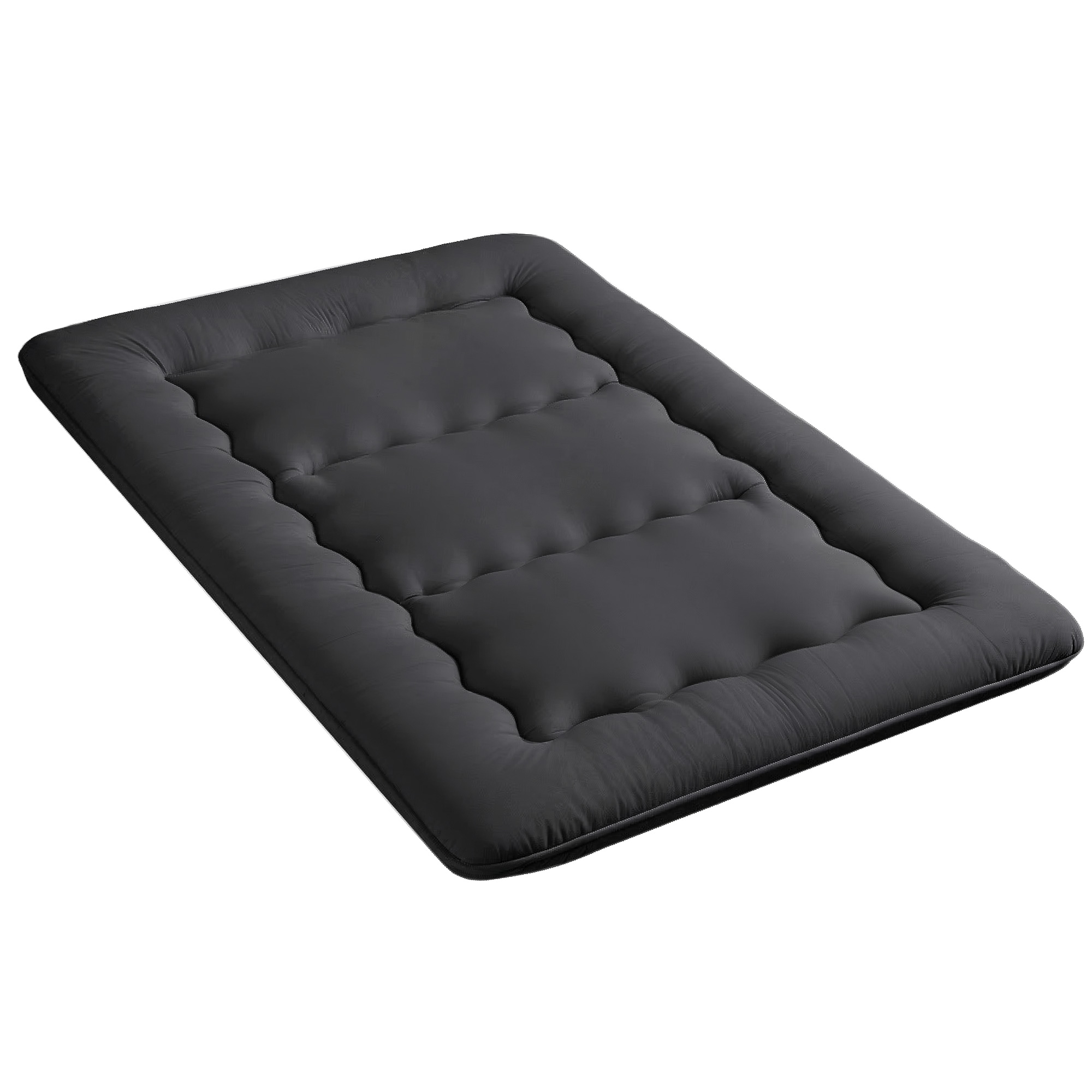 Giselle Bedding 10cm Japanese Floor Mattress Foldable Futon Mattress Washable Cover Straps - Image 2