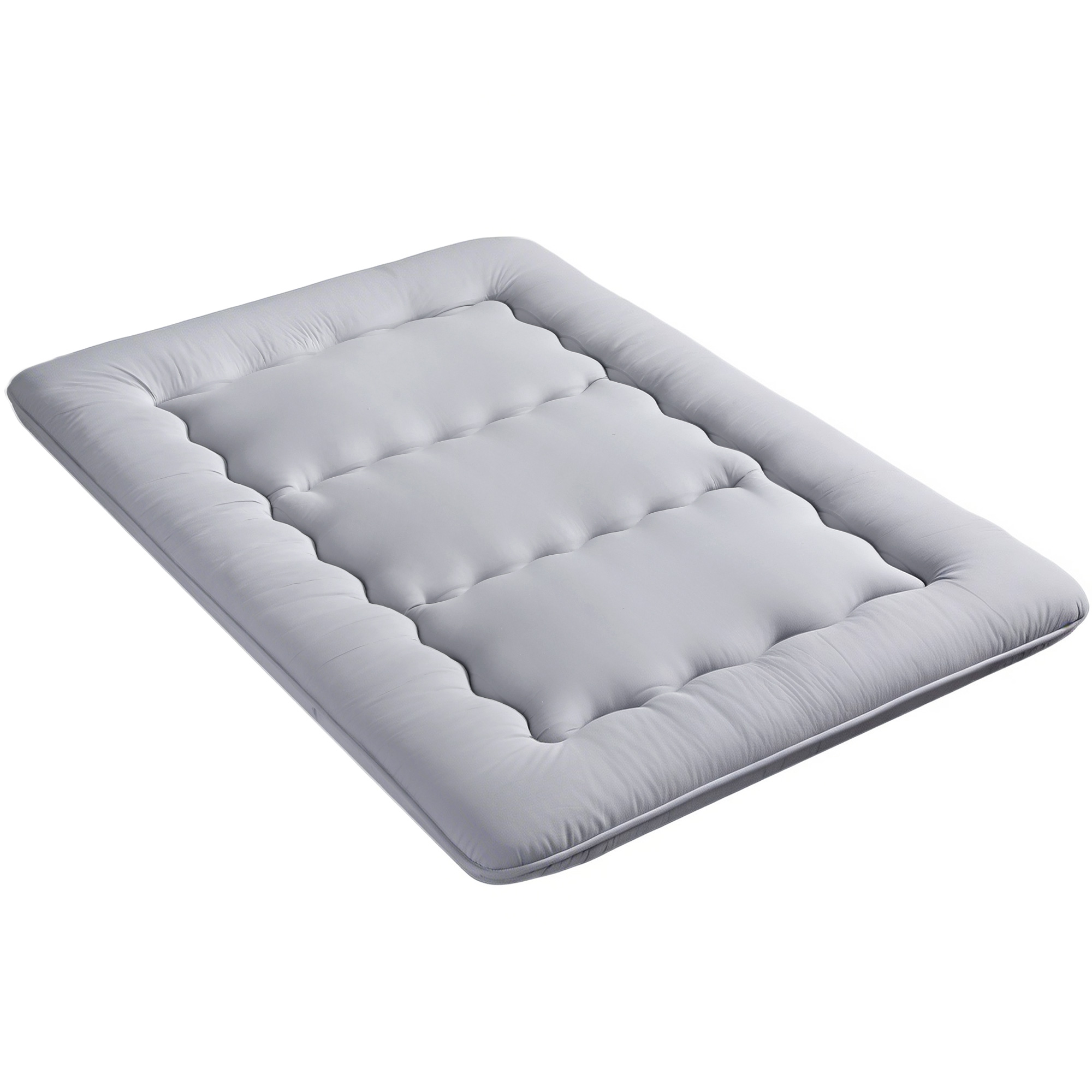 Giselle Bedding 10cm Japanese Floor Mattress Foldable Futon Mattress Washable Cover Straps - Image 2