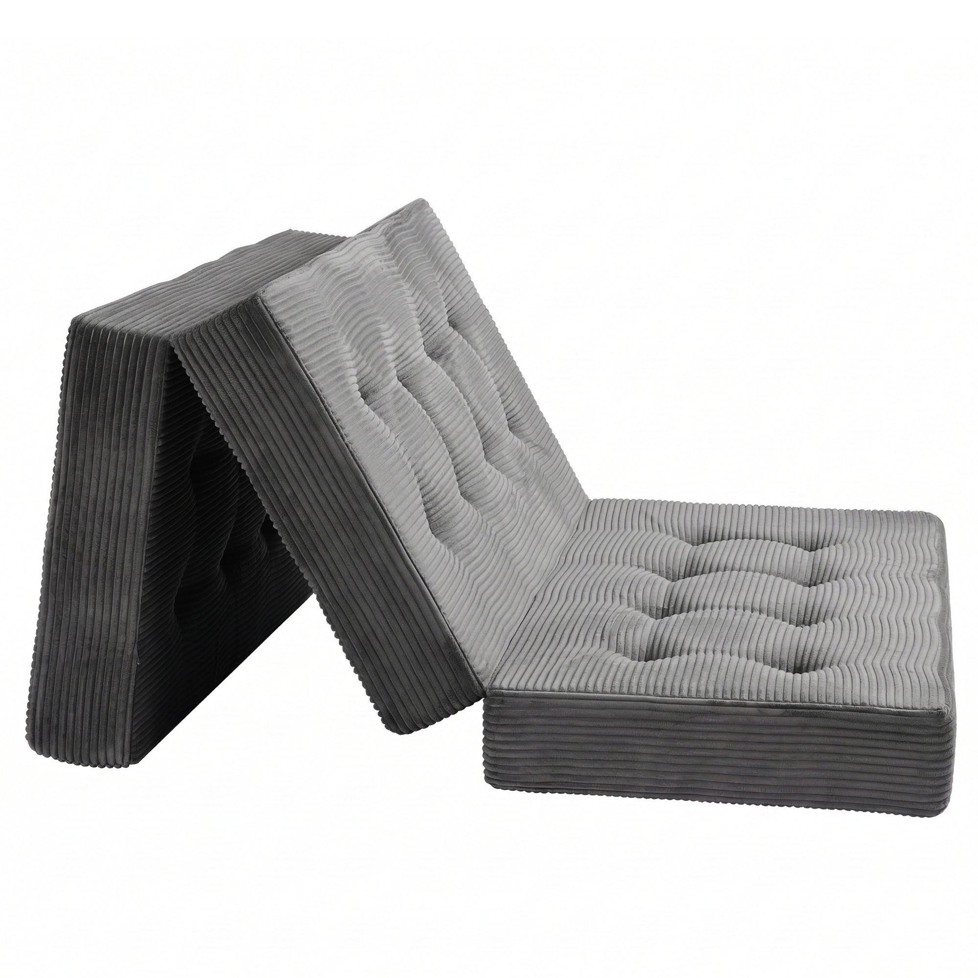 Giselle Double Folding Mattress 15cm Foldable Foam Portable Guest Sofa Bed Camping Mat - Image 2