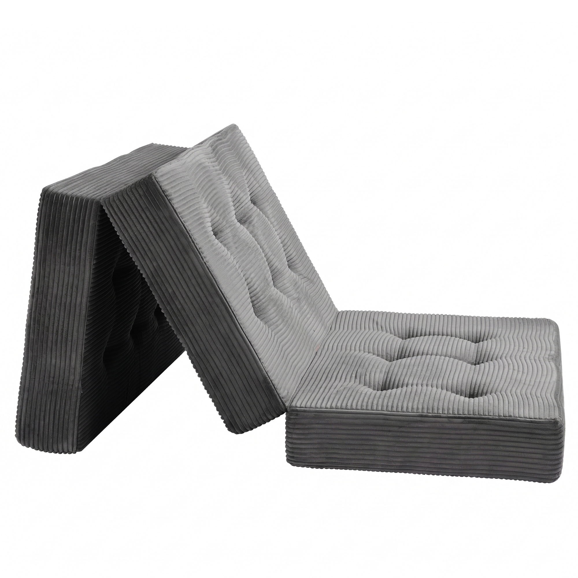 Giselle Single Folding Mattress 15cm Foldable Foam Portable Guest Sofa Bed Camping Mat - Image 2