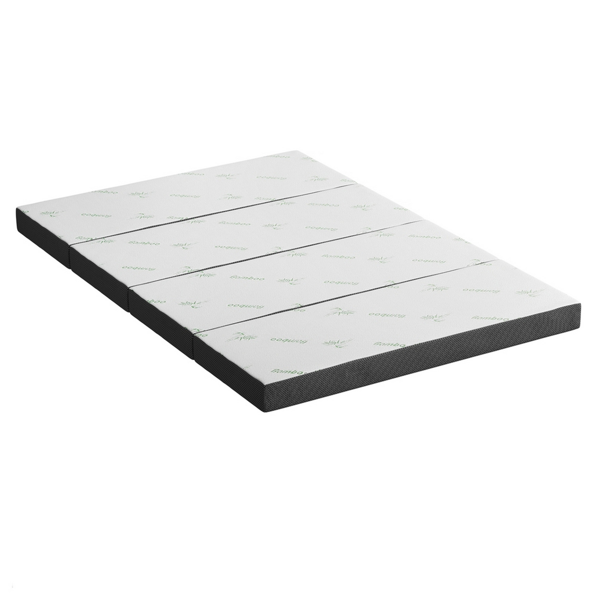 Giselle Foldable Mattress Folding Foam Mattresses Bamboo Double - Image 2