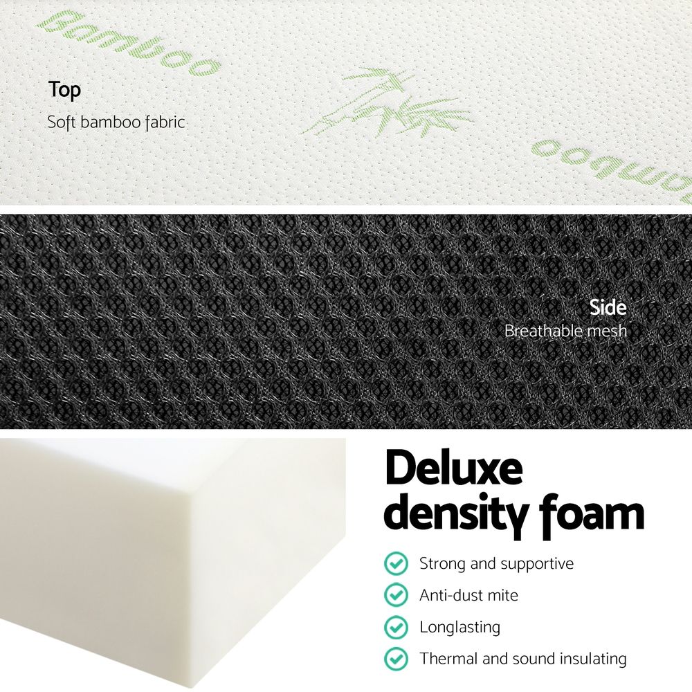Giselle Bedding Foldable Mattress Folding Foam Double Bamboo - Image 6