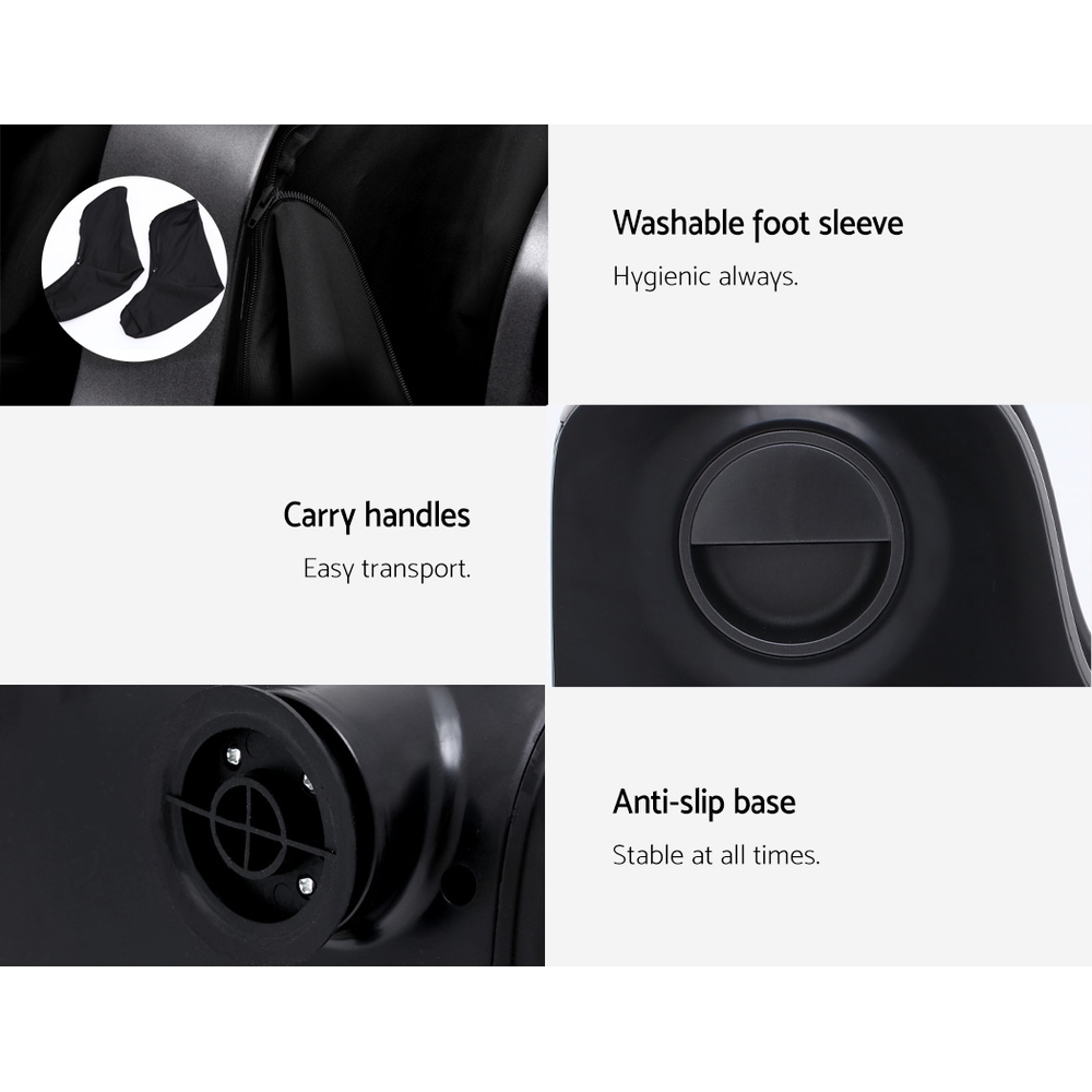 Livemor Foot Massager Shiatsu Massagers Electric Roller Calf Leg Kneading Black - Image 7