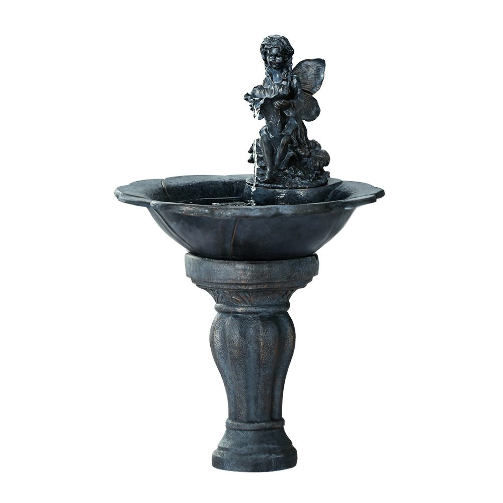 Gardeon Solar Water Feature with LED Lights Angel 94cm - Image 1