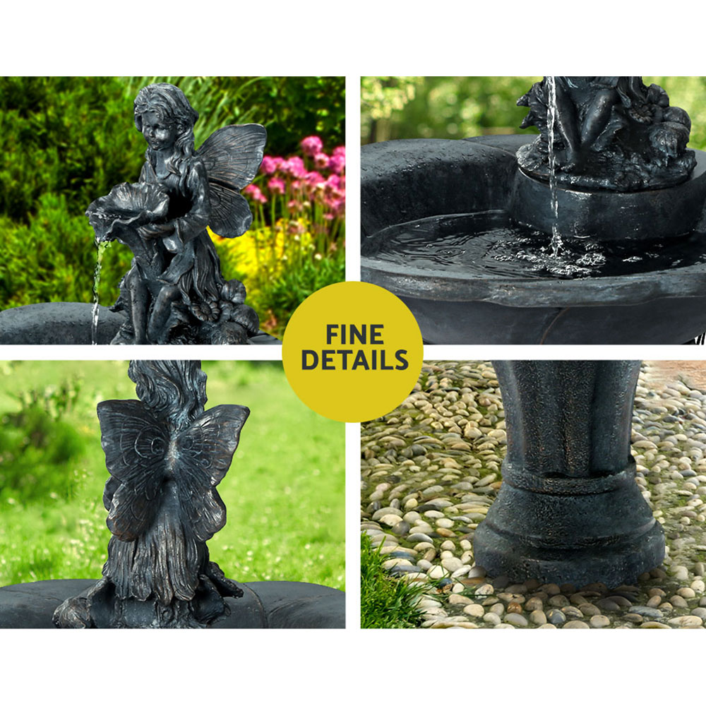 Gardeon Solar Water Feature with LED Lights Angel 94cm - Image 6