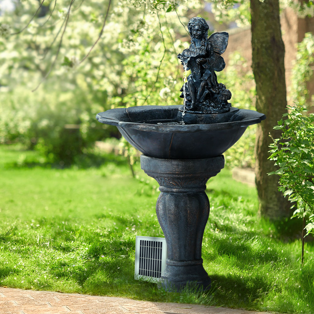 Gardeon Solar Water Feature with LED Lights Angel 94cm - Image 8
