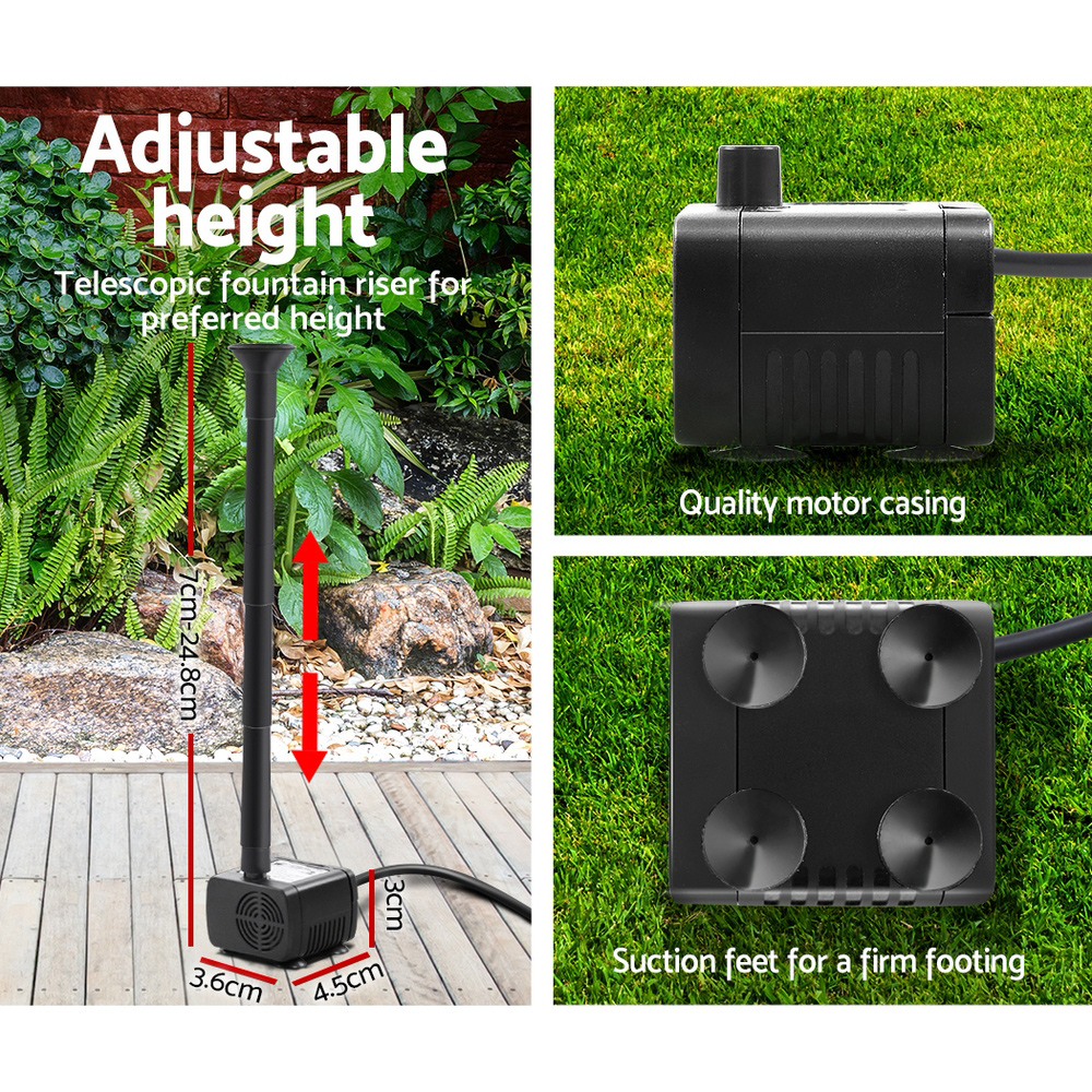 Gardeon Solar Pond Pump 6 FT - Image 7