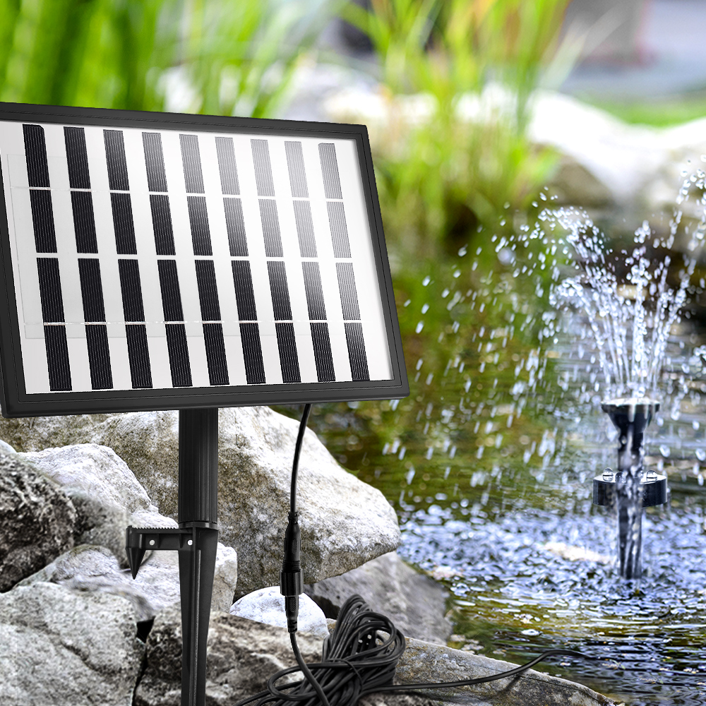 Gardeon Solar Pond Pump with Battery LED Lights 4 FT - Image 8