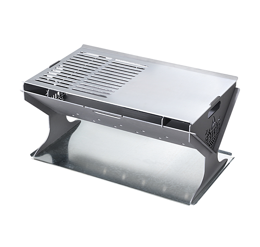 Grillz Fire Pit BBQ Grill Steel - Image 7