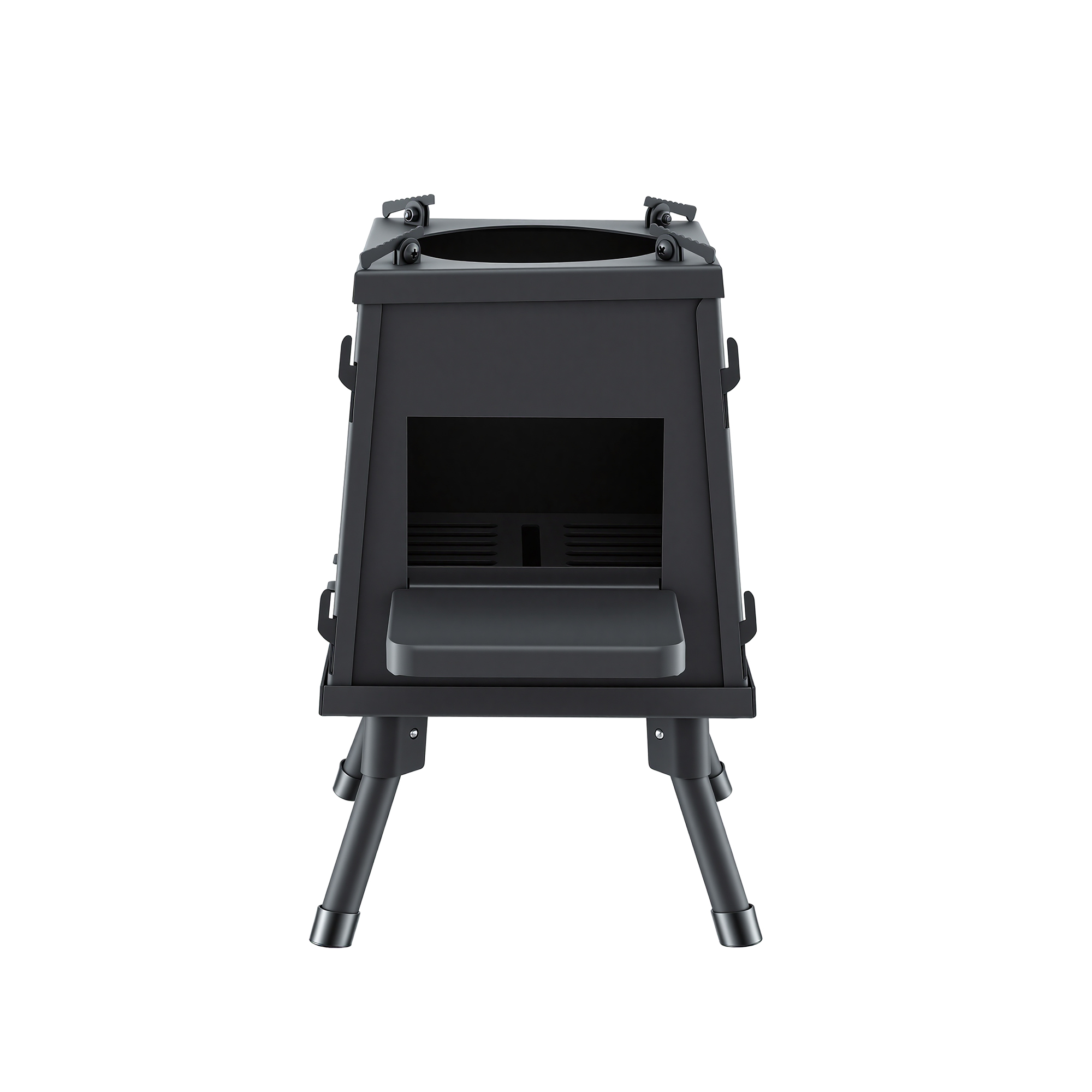 Grillz Fire Pit BBQ Portable Outdoor Fireplace Metal Camping Stove for Boiling Water, BBQ, Picnics - Image 3