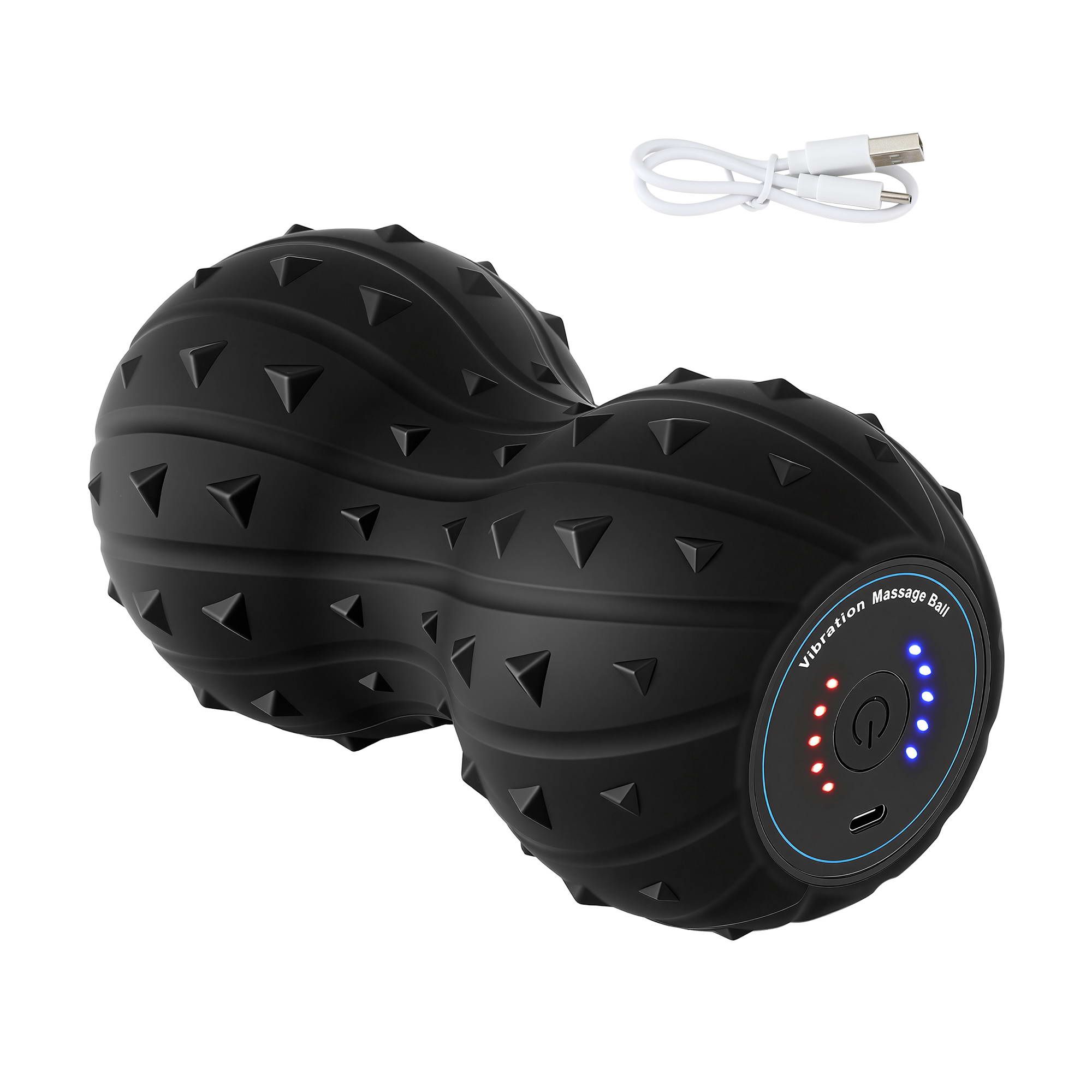 Everfit Electric Vibrating Peanut Massage Ball 5 Adjustable Levels High Power 3000RPM Motor 4D Floating Point Deep Tissue Trigger Point Muscle Relaxation Yoga Home Gym Type-C Rechargeable Support 80kg - Image 1