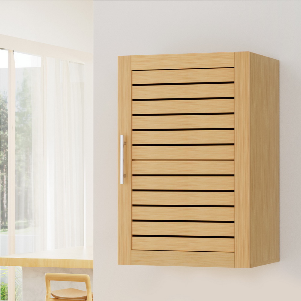 Artiss Bathroom Storage Cabinet 70cm Medicine 2 Tier Shelf Wall Mounted JILL - Image 1