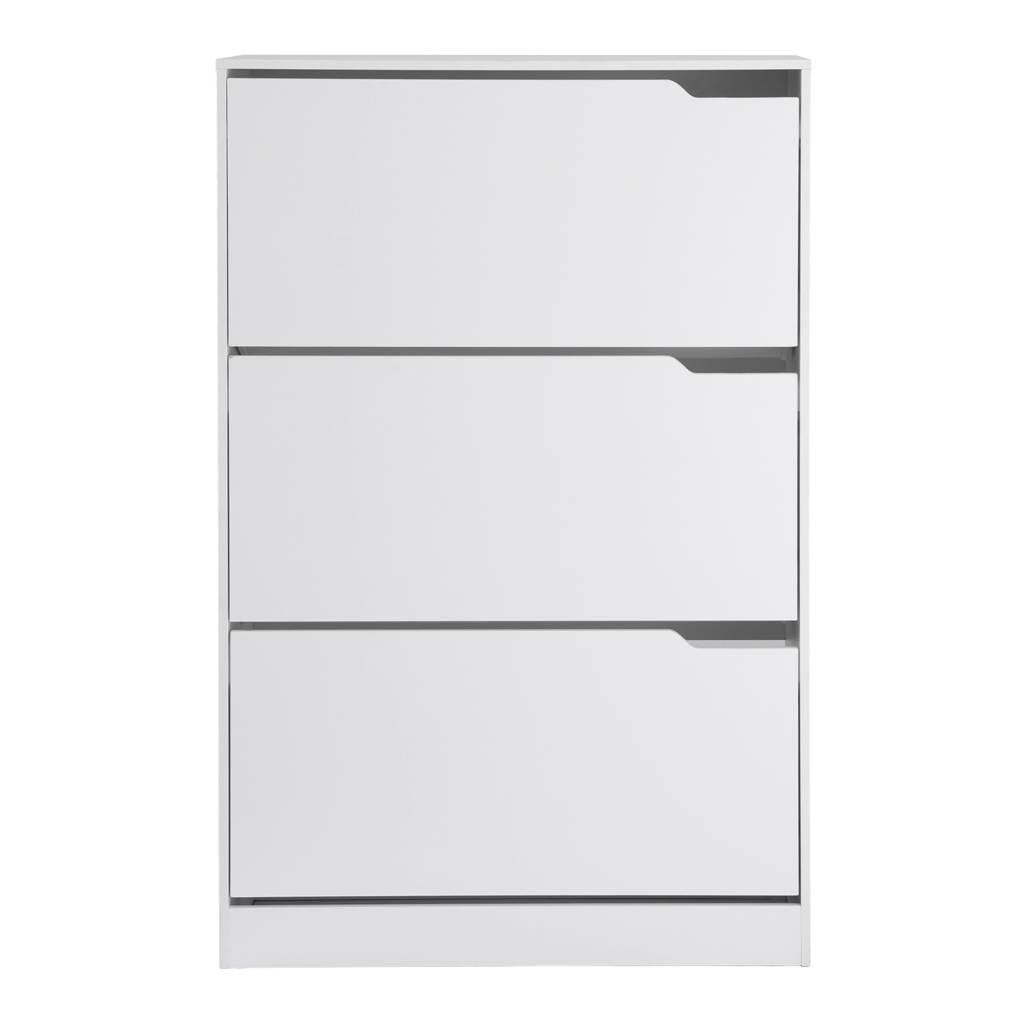 Artiss Shoe Rack Cabinet 24 Pairs Adjustable Shelf White - Image 4