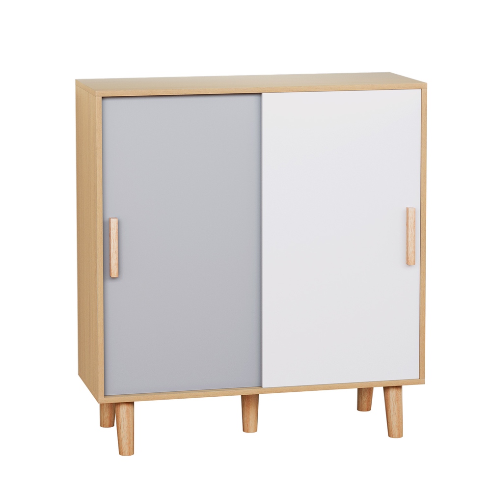 Artiss Shoe Cabinet 30 Pairs Sliding Doors - Image 3