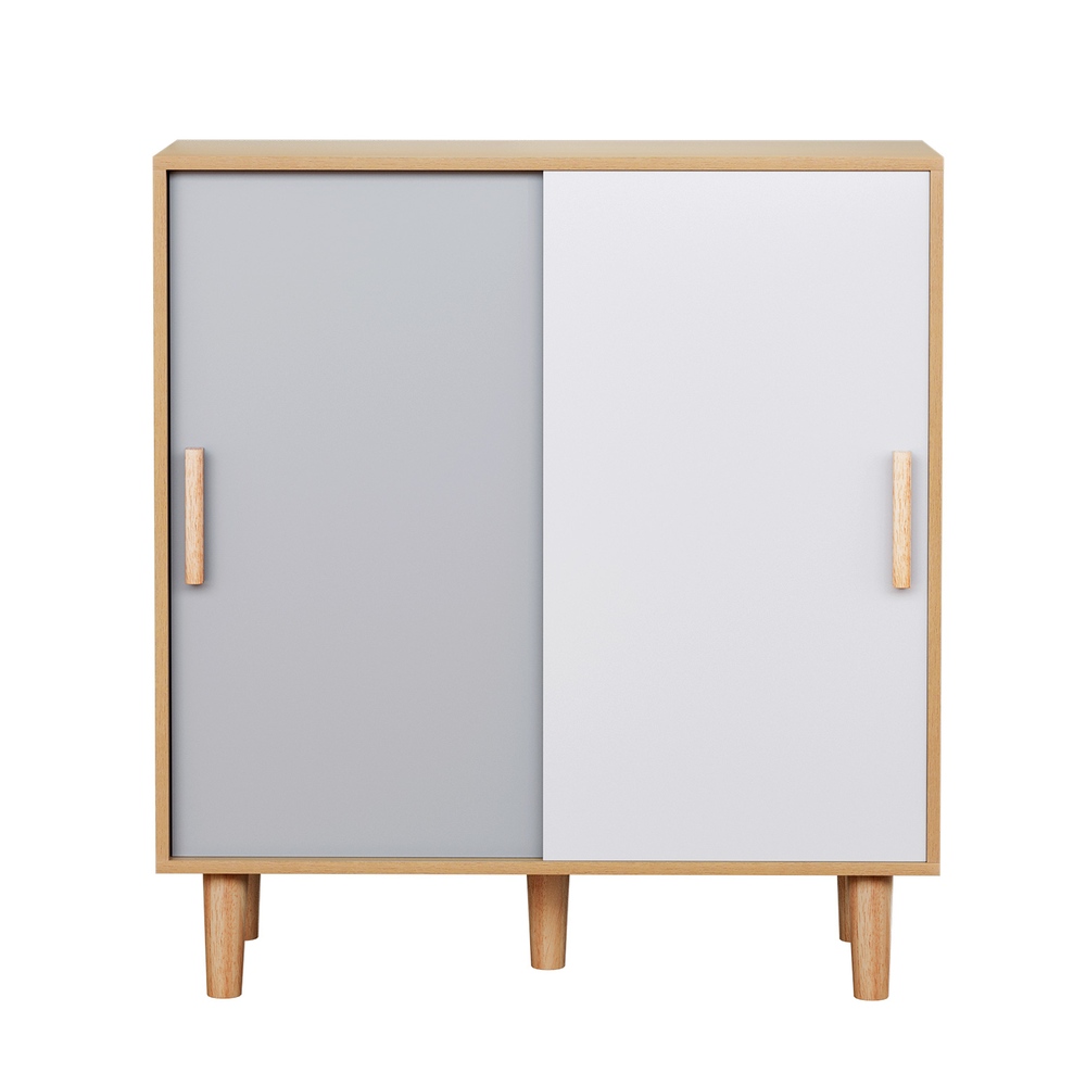 Artiss Shoe Cabinet 30 Pairs Sliding Doors - Image 5