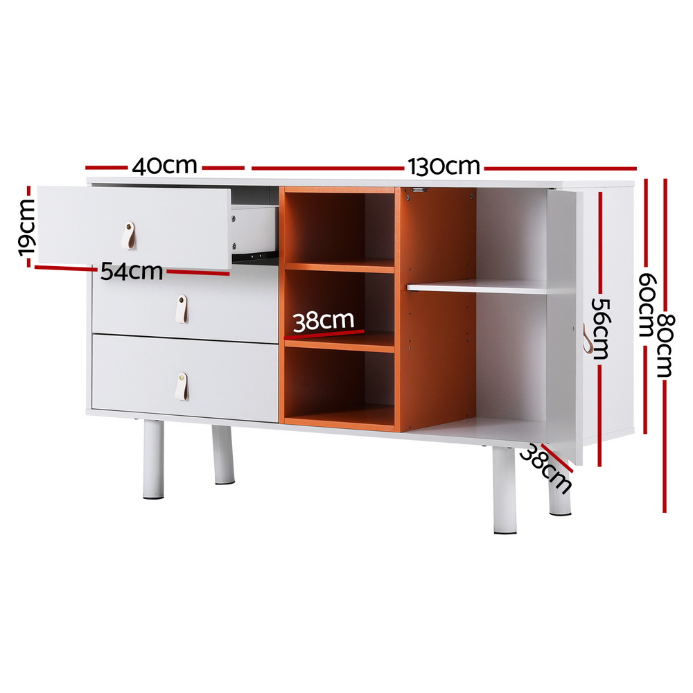 Artiss Buffet Sideboard Cupboard Cabinet Storage Table - Image 4