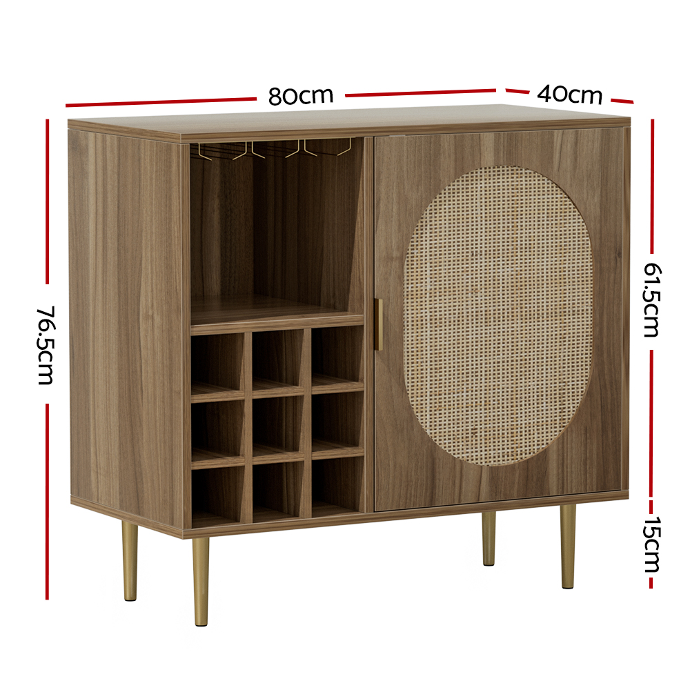 Artiss Buffet Sideboard with Wine Rack - ANYA - Image 4