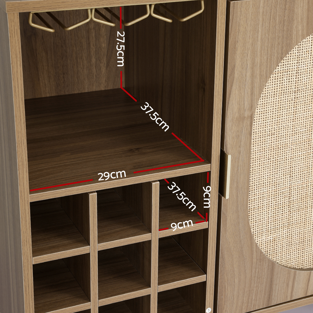 Artiss Buffet Sideboard with Wine Rack - ANYA - Image 5