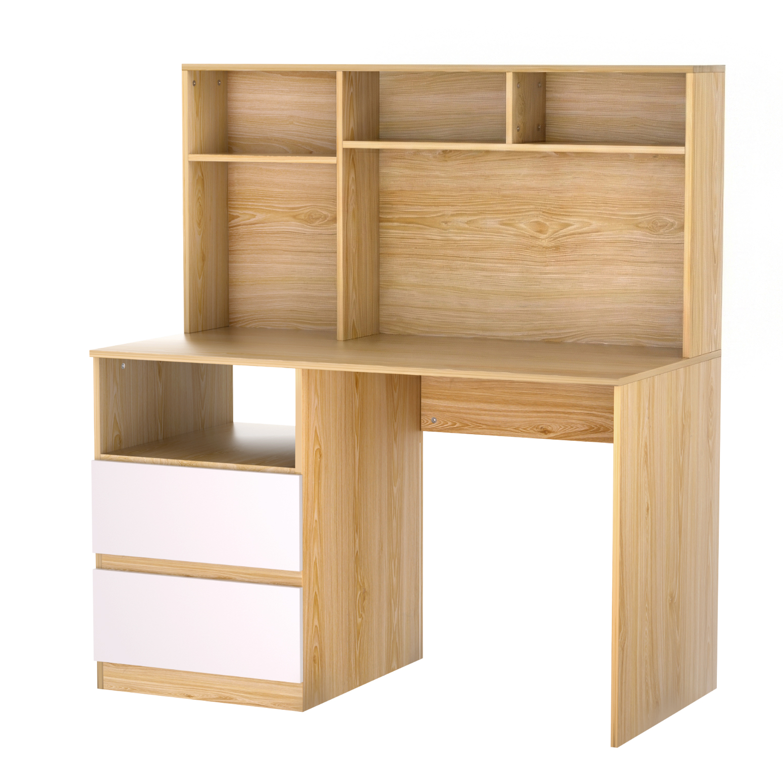 Artiss Computer Desk Office Study Desks Table Bookshelf Drawer - Image 1