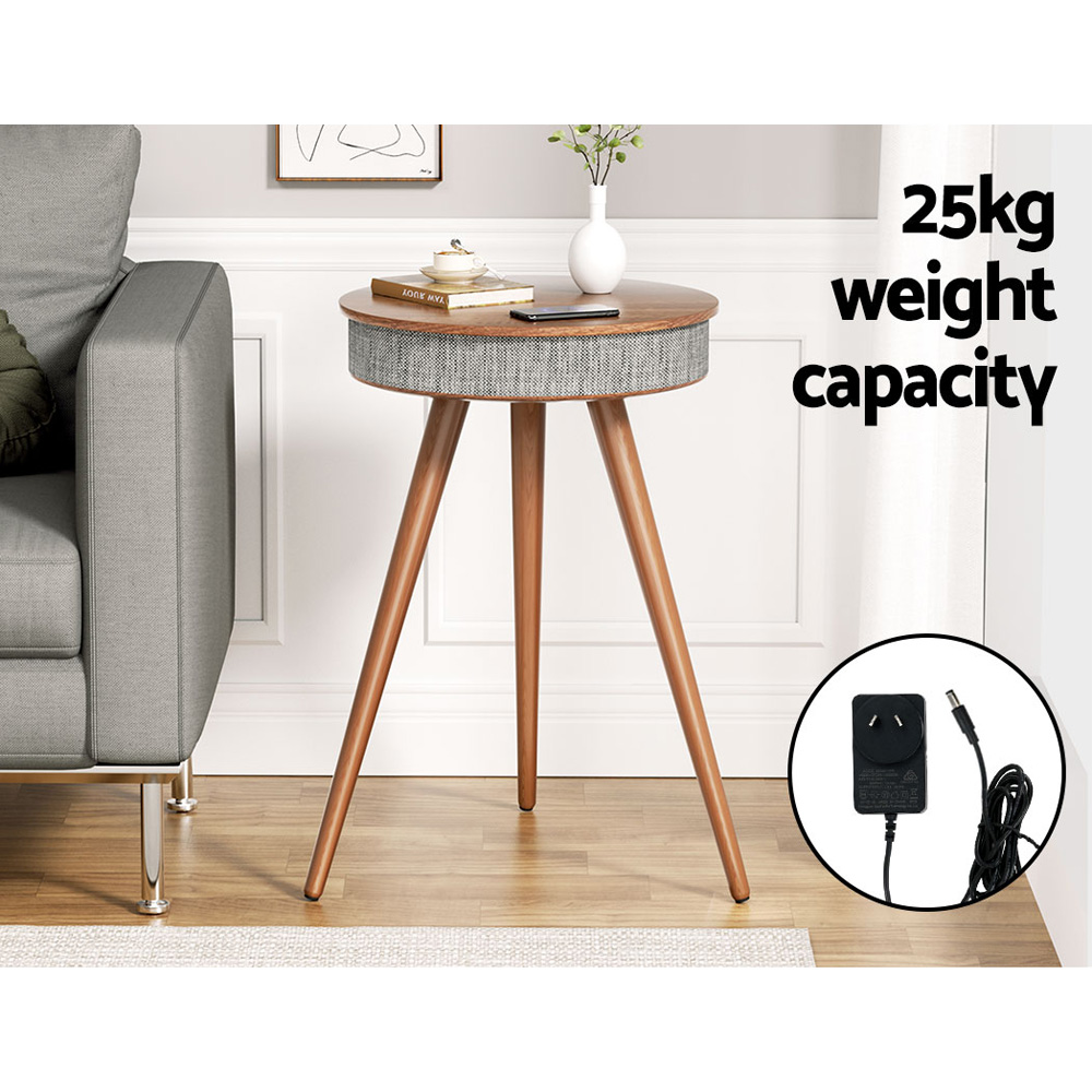 Artiss Smart Coffee Table Wireless Charging Bluetooth Speaker - Image 6