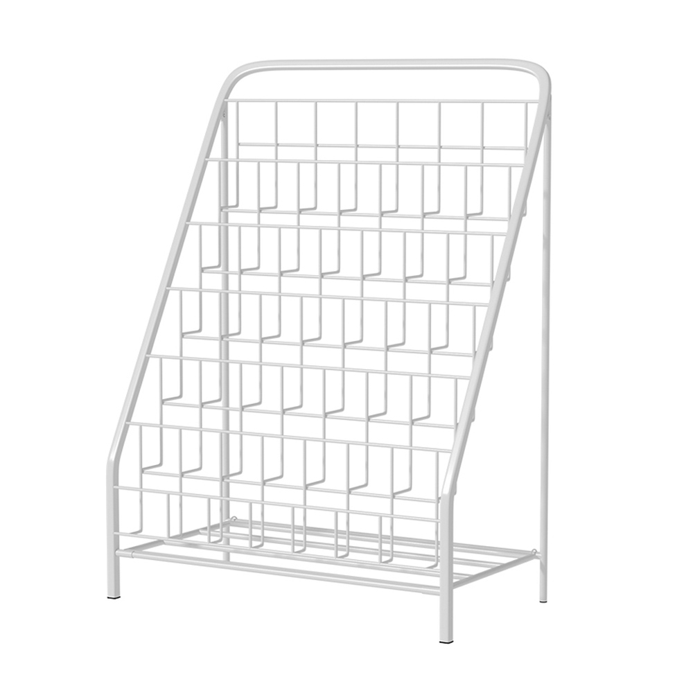 Keezi 6 Tiers Kids Bookshelf Magazine Rack Children Bookcase Organiser Foldable - Image 3