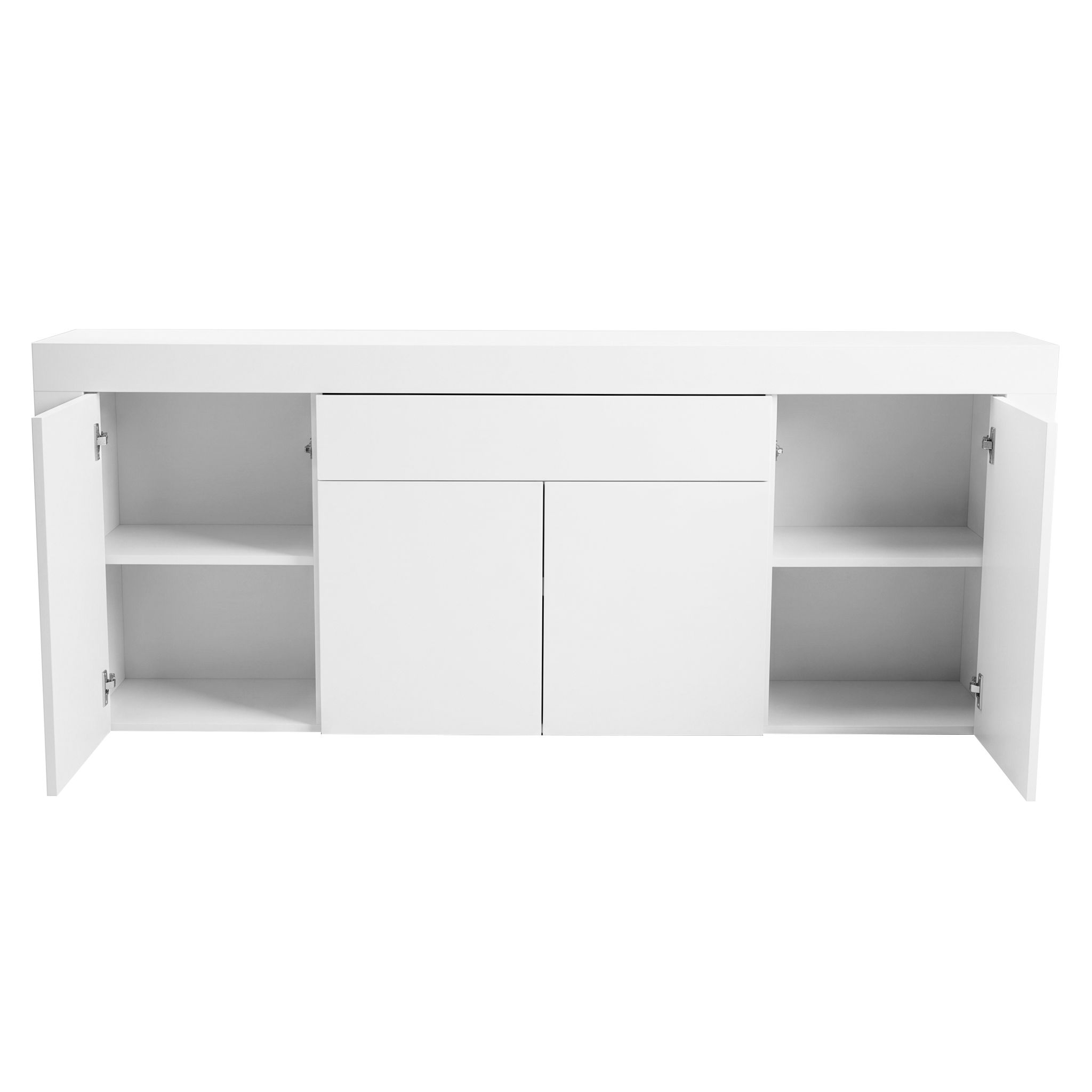 Artiss Buffet Sideboard Cabinet 180cm Cupboard Pantry Storage Drawer White DANA - Image 4
