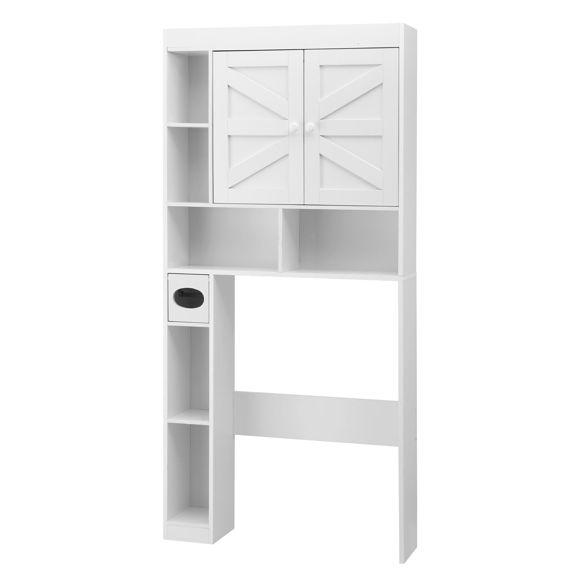 Artiss Bathroom Storage Cabinet Over The Toilet Organiser Laundry Shelf Holder - Image 1