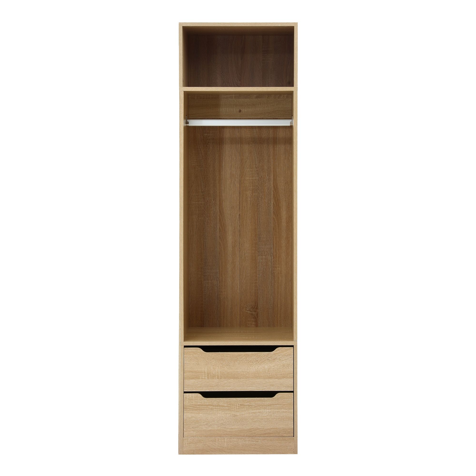 Artiss Wardrobe Clothes Closet Storage Organizer Pine - Image 4