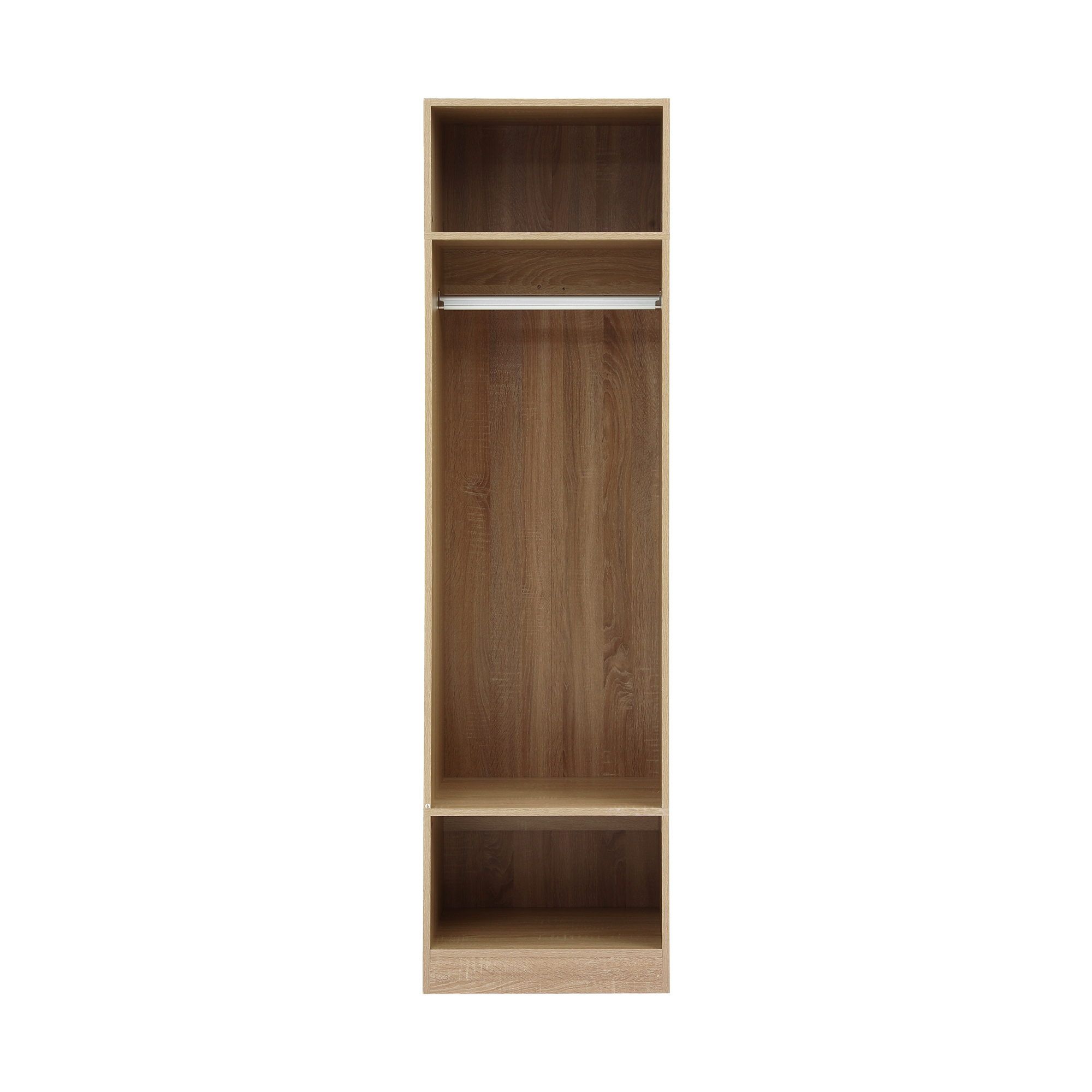 Artiss Wardrobe Clothes Closet Storage Organizer Shelf Pine - Image 4