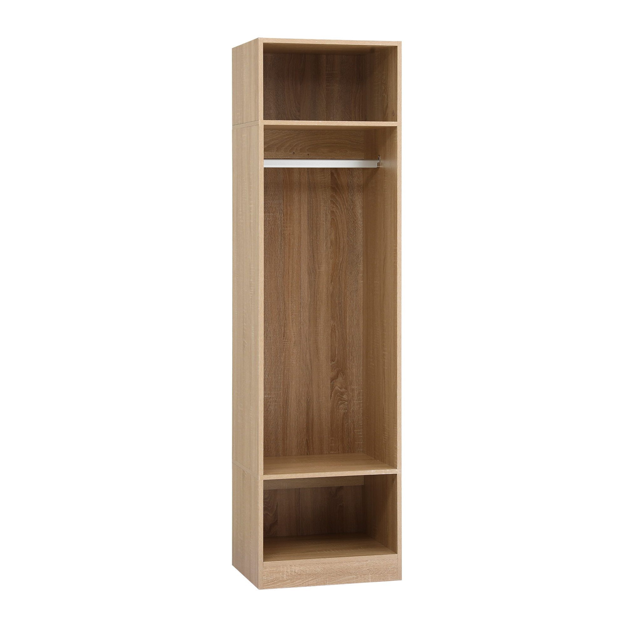 Artiss Wardrobe Clothes Closet Storage Organizer Shelf Pine - Image 8