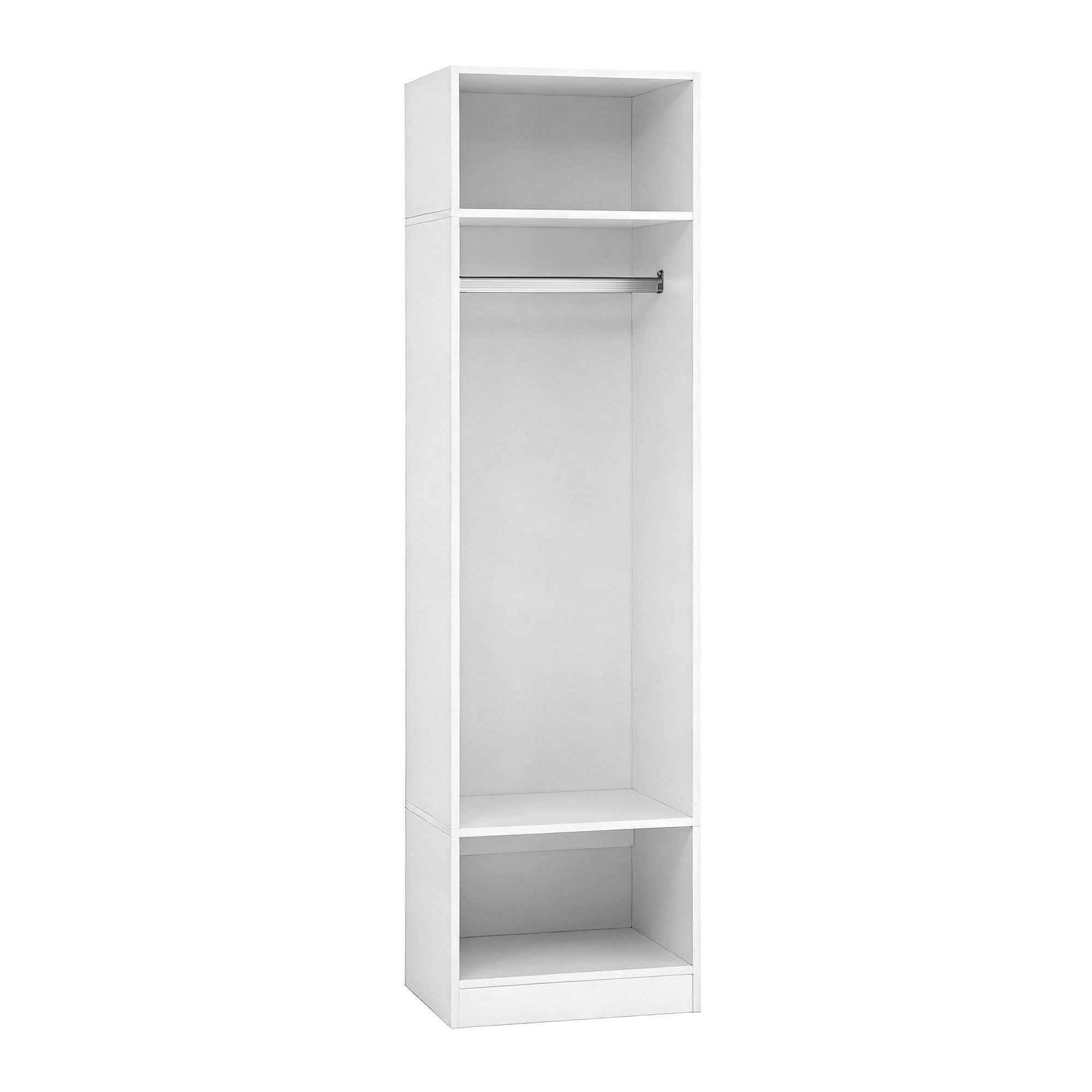 Artiss Wardrobe Clothes Closet Storage Organizer Shelf White - Image 8