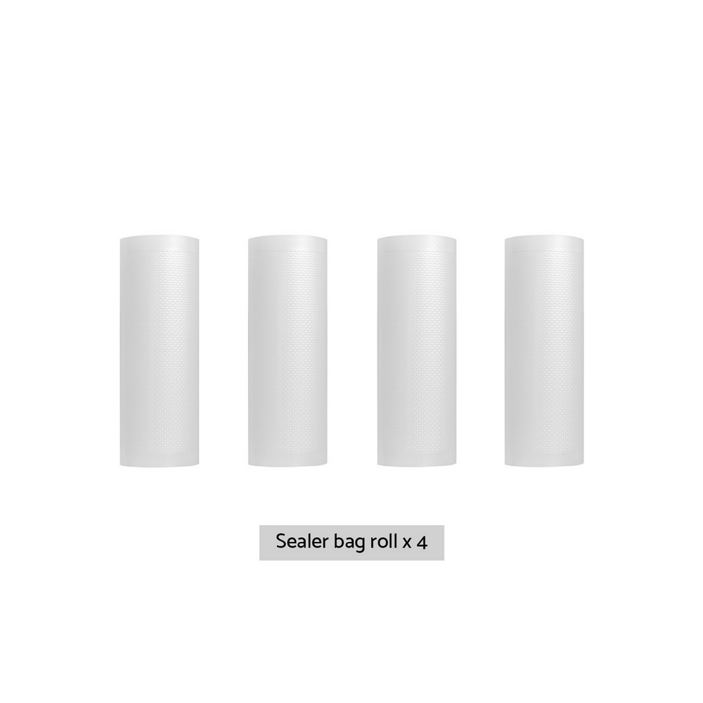 4 Rolls Food Vacuum Sealer Bags Storage Saver Heat Sealing Bag Pack 20CMX6M - Image 3