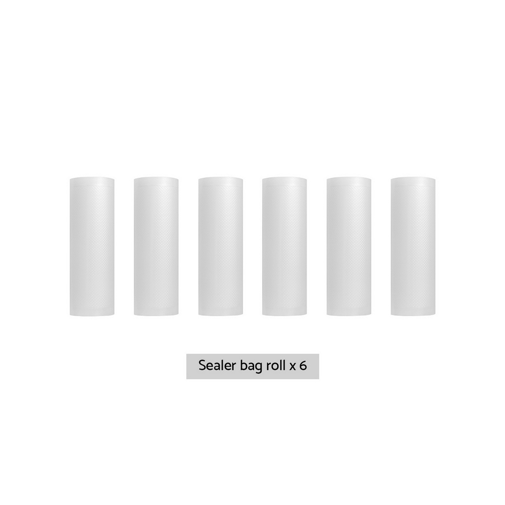 6 Rolls Food Vacuum Sealer Bags Storage Saver Heat Sealing Bag Pack 20CMX6M - Image 3