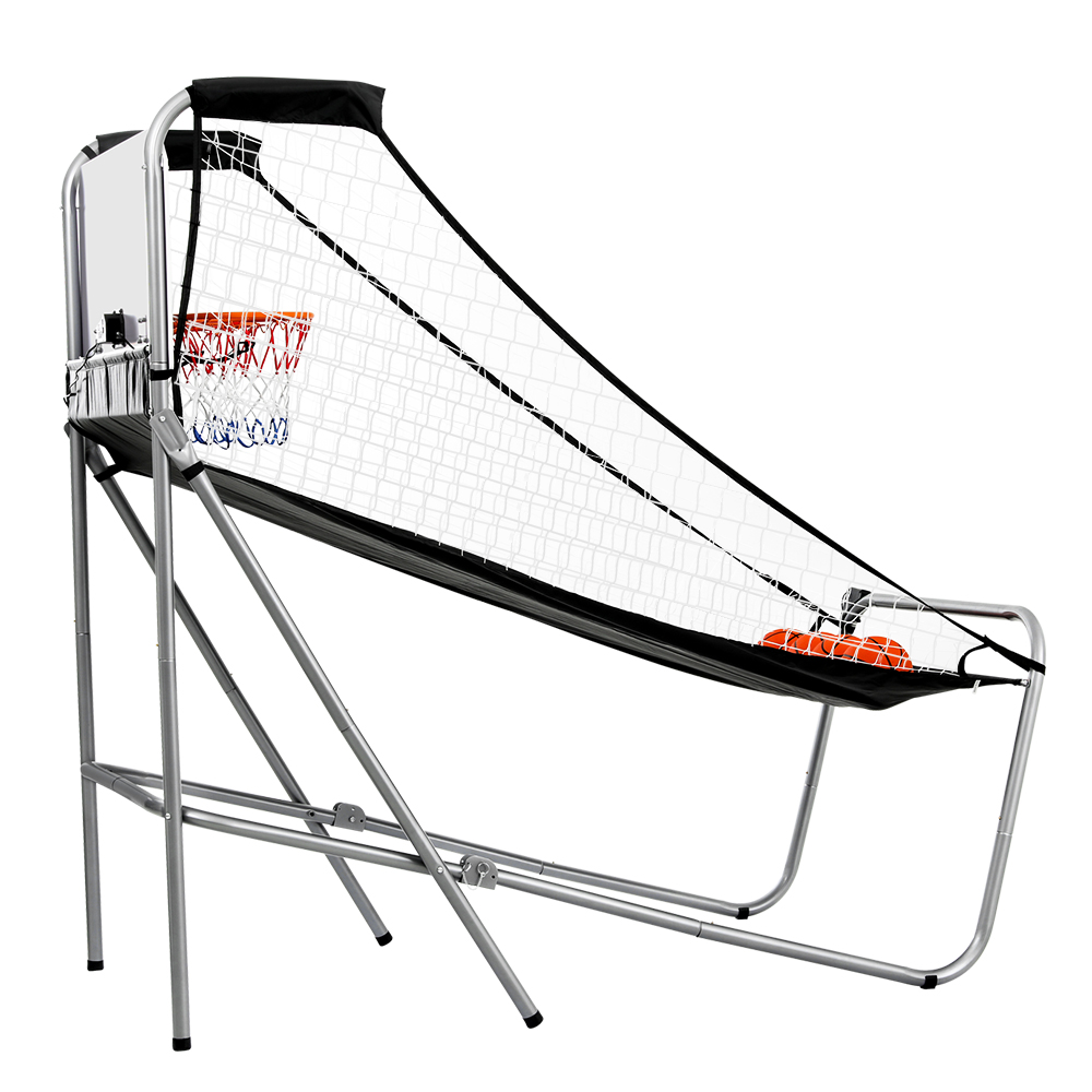 Basketball Arcade Game Electronic Scorer 8 Games Double Shoot Grey - Image 4
