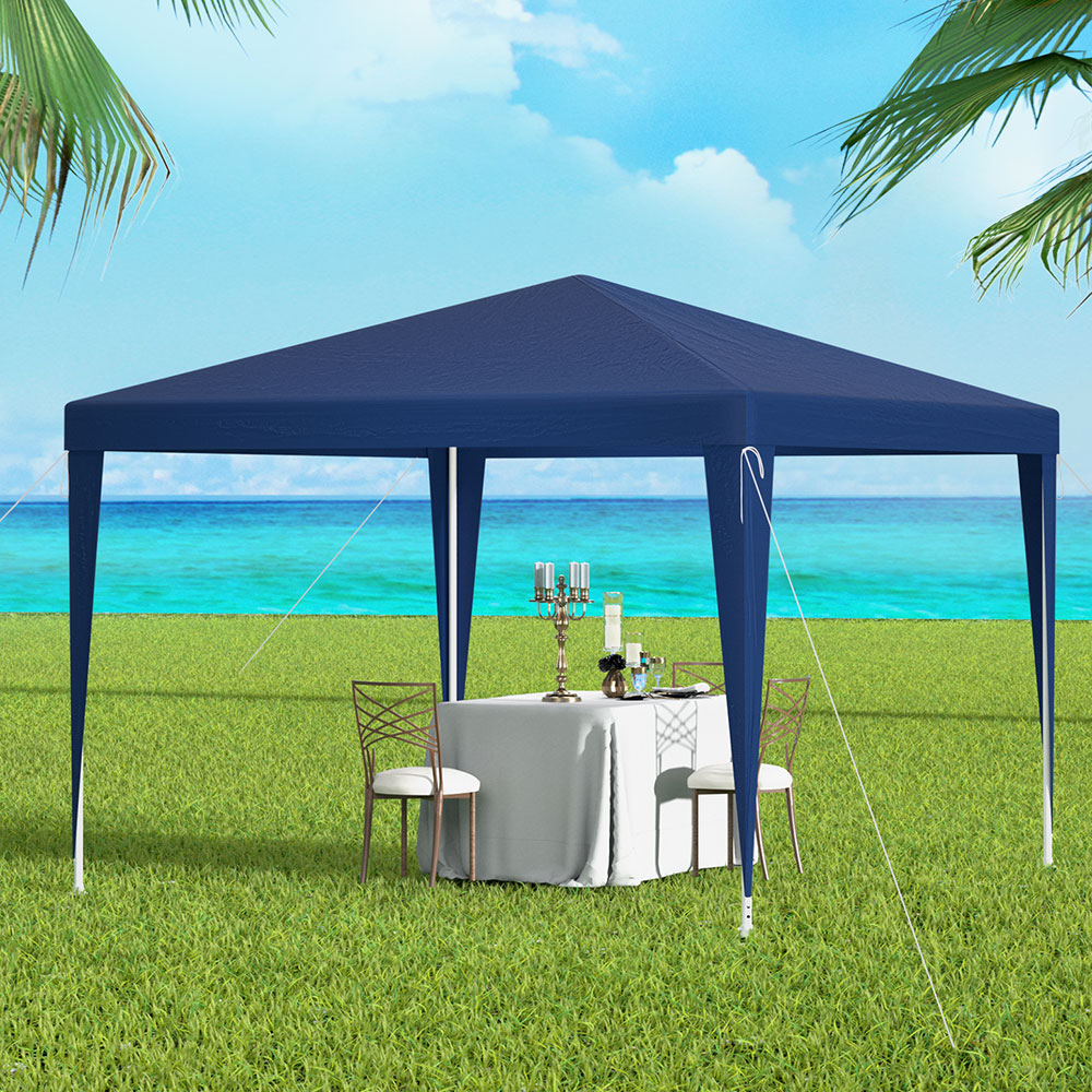 Instahut Gazebo 3x3m Wedding Party Marquee Tent Outdoor Event Camping Canopy Shade - Image 1