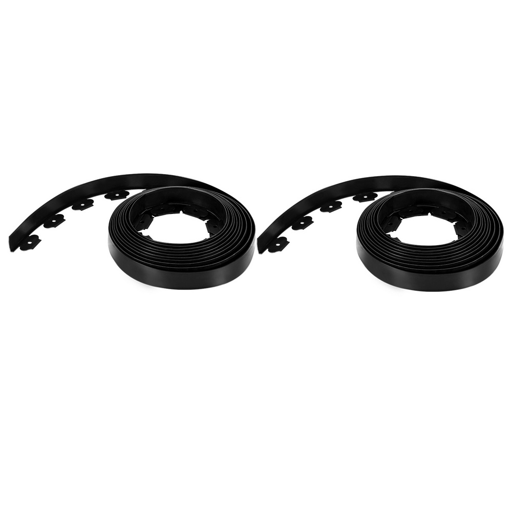 Green Fingers Garden Edging 5CM x 10M Border Support Landscape Edge Black X2 - Image 1